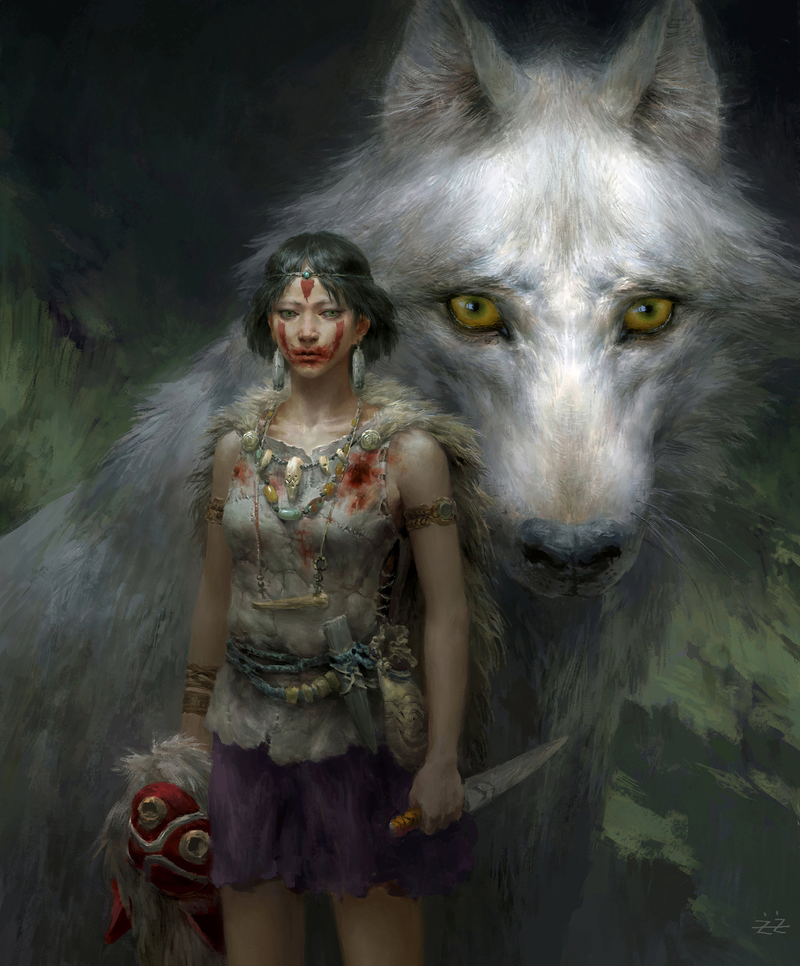 Illustration for article titled A Princess Mononoke Redesign I Could Get Behind